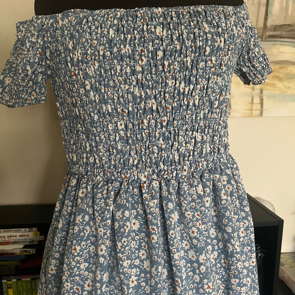 SHEIN Off the Shoulder Mini Dress - Picture 7 of 15